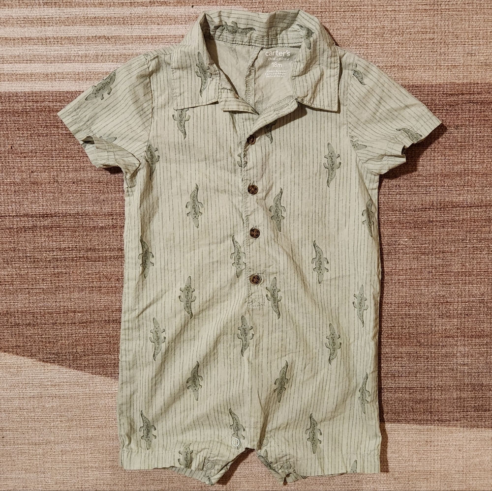 Crocodile romper 🐊